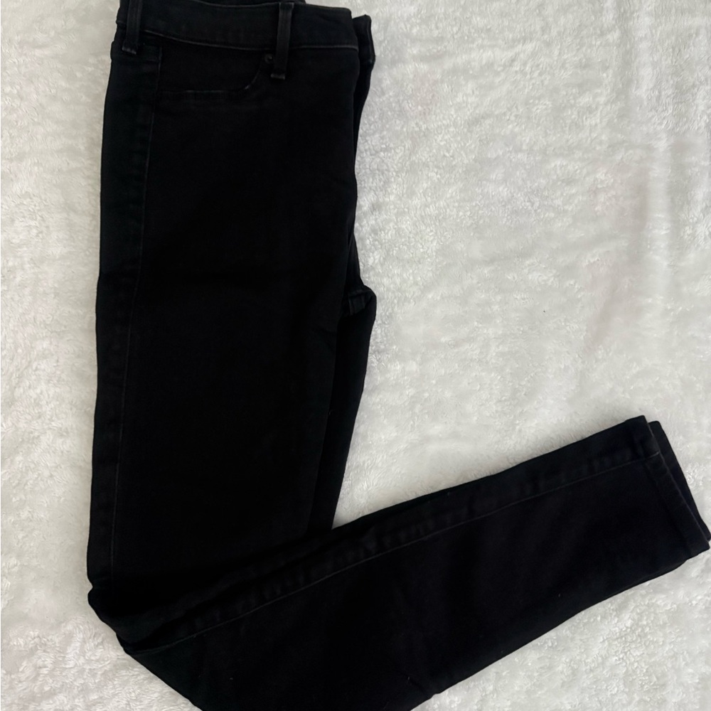 Abercrombie and Fitch Black Harper Low Rise Jean Legging